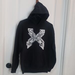 Excision Dubstep DJ Hoodie Black Size Small The Evolution Tour